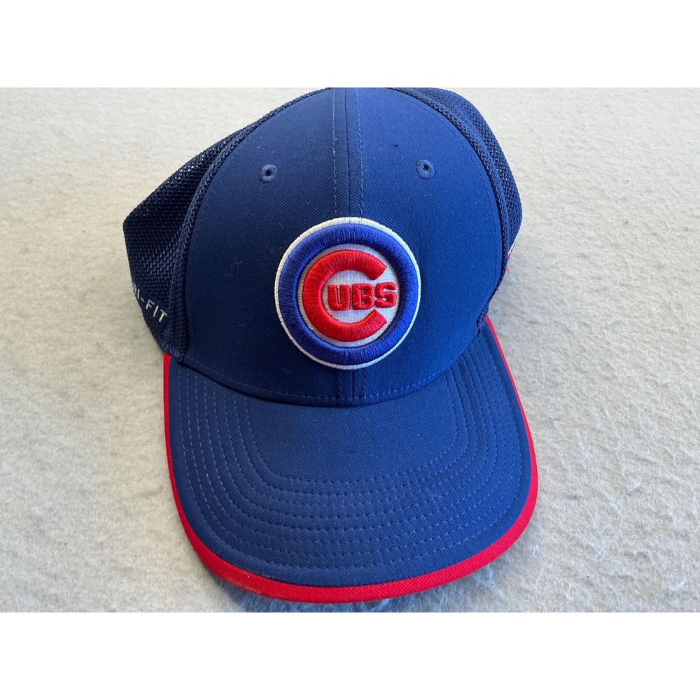 Nike Chicago Cubs Hat Legacy 91 Dri-FIT Mesh Snapback Blue MLB Baseball Cap OSFM
